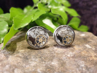 Handpoured & Handpainted Resin Steampunk Cufflinks