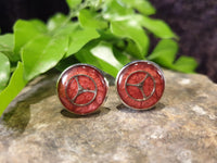 Handpoured & Handpainted Resin Steampunk Cufflinks