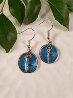 Handpoured Resin Yoga Earrings