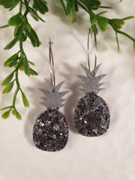 Handpoured Resin Pineapple Statement Earrings