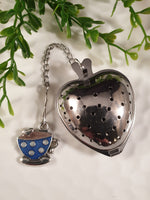 Handpoured Resin Teacup Heart Loose Tea Infusers