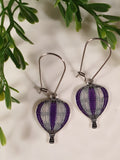 Handpoured Resin Hot Air Balloon Earrings