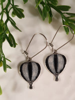 Handpoured Resin Hot Air Balloon Earrings