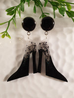 Handpoured Resin Stiletto Statement Earrings