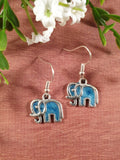 Handpoured Resin Elephant Earrings