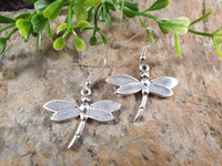 Handpoured Resin Dragonfly Earrings