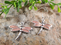 Handpoured Resin Dragonfly Earrings