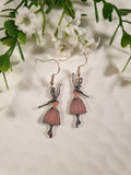 Handpoured Resin Ballerina Earrings