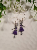 Handpoured Resin Ballerina Earrings