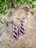 Handpoured Resin Neck Tie Earrings