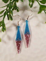 Handpoured Resin Dangle Earrings