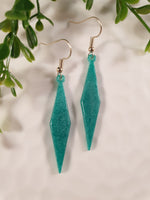 Handpoured Resin Dangle Earrings