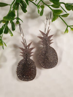 Handpoured Resin Pineapple Statement Earrings