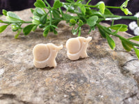 Handpoured Resin Elephant Stud Earrings