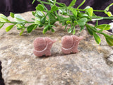 Handpoured Resin Elephant Stud Earrings