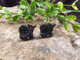 Handpoured Resin Elephant Stud Earrings