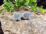 Handpoured Resin Elephant Stud Earrings