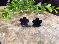 Handpoured Resin Blossom Flower Stud Earrings