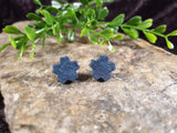 Handpoured Resin Blossom Flower Stud Earrings