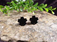 Handpoured Resin Blossom Flower Stud Earrings