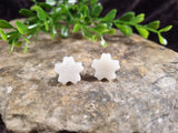 Handpoured Resin Blossom Flower Stud Earrings