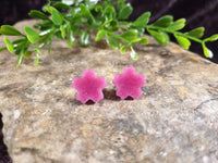 Handpoured Resin Blossom Flower Stud Earrings