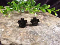 Handpoured Resin Blossom Flower Stud Earrings