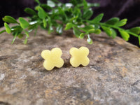 Handpoured Resin Flower Stud Earrings