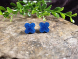 Handpoured Resin Flower Stud Earrings