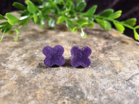 Handpoured Resin Flower Stud Earrings