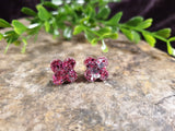 Handpoured Resin Flower Stud Earrings