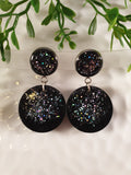 Handpoured Resin Double Drop Statement Earrings