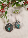 Handpoured Resin Reindeer Earrings