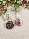 Handpoured Resin Reindeer Earrings