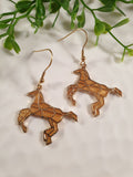 Handpoured Resin Horse Earrings