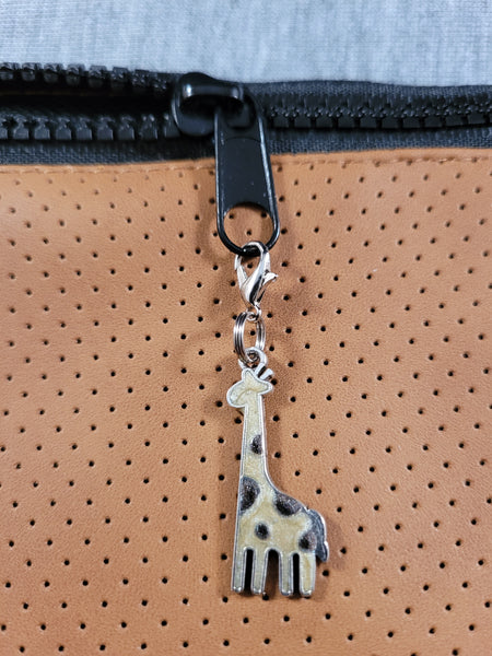 Handpoured Resin Giraffe Zipper Pulls