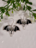 Handpoured Resin Bat Earrings