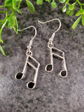 Handpoured Resin Music Note Earrings