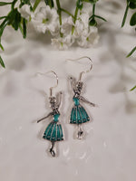 Handpoured Resin Ballerina Earrings