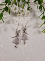 Handpoured Resin Ballerina Earrings