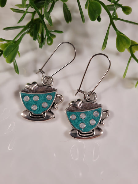 Handpoured Resin Cup Earrings