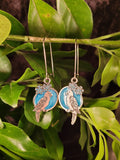 Handpoured Resin Parrot Earrings