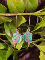 Handpoured Resin Parrot Earrings