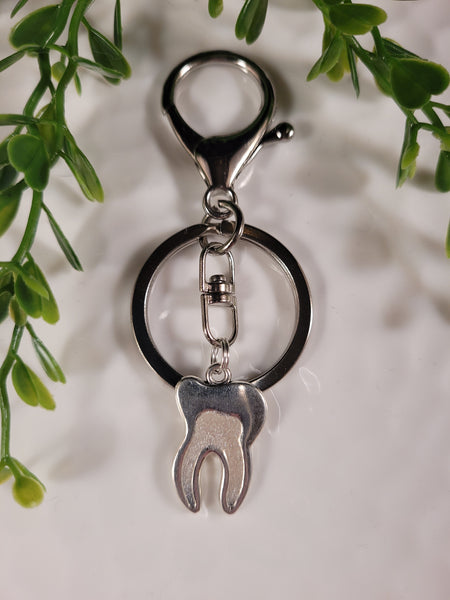 Handpoured Resin Tooth Keyrings