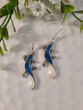 Handpoured Resin Gecko Earrings