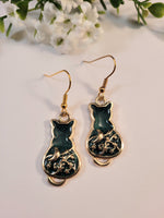 Handpoured Resin Cat Earrings