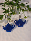 Handpoured Resin Tea Pot Statement Earrings