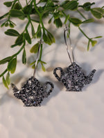 Handpoured Resin Tea Pot Statement Earrings