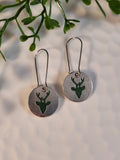 Handpoured Resin Reindeer Earrings