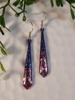 Handpoured Resin Dangle Earrings